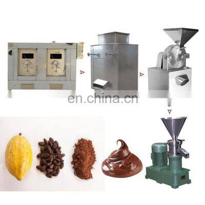 Electric Cacao Beans Making Colloid Equipment Peanut Butter Mill Grinder Processing Liquid Cocoa Bean Grinding Machine photo-4