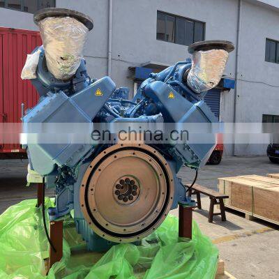 High Performance 1104kw/1500hp Weichai Baudouin 12M33 Series 12M33C1500-18 Marine Diesel Engine