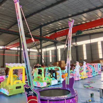 Park Backyard Carnival Ride Big Single Para 5 Trailer Jump 4 in 1 Jumping 4 2 1 Persons Bungee-trampoline Bungee Trampoline photo-4