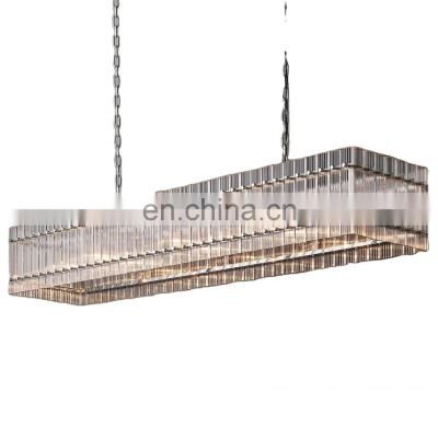 hot selling Industrial Vintage Style Metal Wire Pendant Lighting SAN MARCO RECTANGULAR CHANDELIER