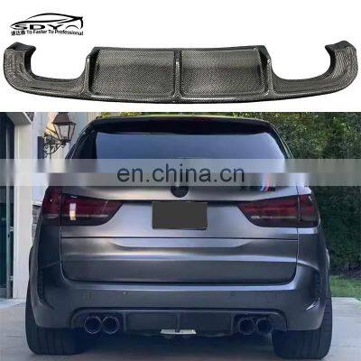 F85 F86 RKP Style Carbon Fiber Rear Diffuser Rear Bumper Lip for BMW F85 F86 X5M X6M