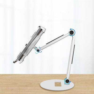 Multifunctional 360 Degrees Rotating Aluminum Metal Riser Tablet Laptop PC Stand Holder Mobile Stand Phone Holder