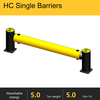 Imported Polymer Material Safety Gate Fence Traffic Barrier Flexible Barrier and Protection System Pedestrian Guardrail
