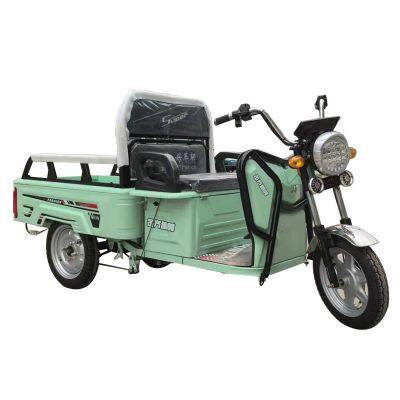 110CM  Cargo Box Folded Into Seat for Passengers Electric Cargo Tricycle