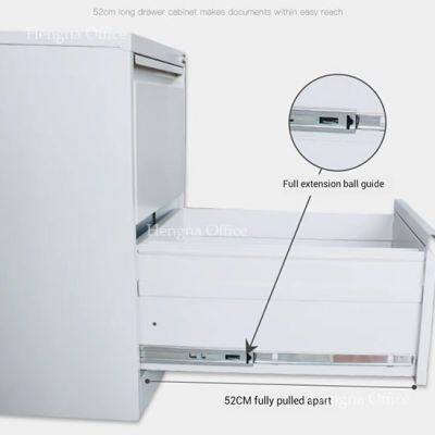Armário de Armazenamento de Cartões de Metal Econômico em Espaço | Capacidade de 200 Pastas por Gaveta | Uso em Oficinas e Escritórios photo-4