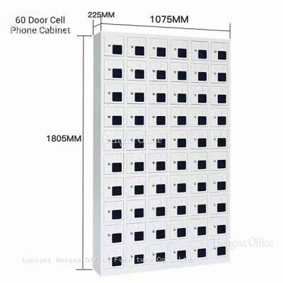 Taquilla de carga para teléfonos móviles con múltiples ranuras de carga y protección contra fugas | Almacenamiento seguro para centros comerciales y aeropuertos photo-1