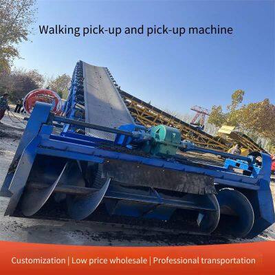 Crawler-type Coal Cinder Crushing Reclaimer, Automatic Material Reclaiming and Loading Conveyor, Mud Cake, Sand and Stone Powder Slag Scraping Machine photo-5