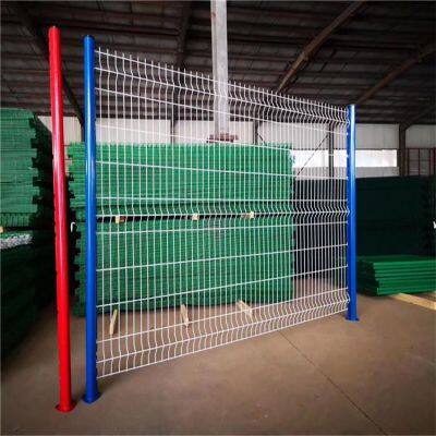 Customized 3D PVC Coated Galvanized Steel Fencing Panel 3D Curved Welded Wire Mesh for Garden Landscaping