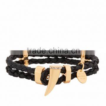 latest design unisex Personalized Southampton Leather Bracelet