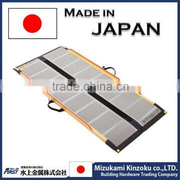 Lightweight wheelchair ramp at reasonable price made in Japan easy to carry and heavy duty