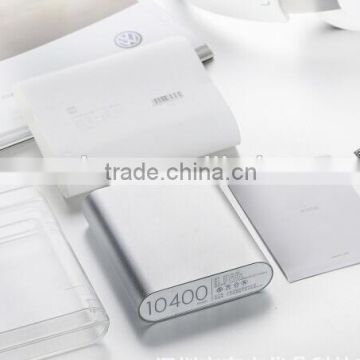 fashion portable charger power bank 10400mah usb portable power bank