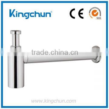 Factory direct sale Basin Sink Accessories Bottle Trap Chrome Plated Brass Siphon(J285)