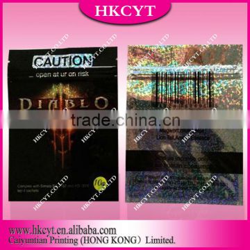 Caution herbal incense bag