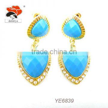 Fancy Jewelry Design Favourite Resin Alloy Cheap China Earrings