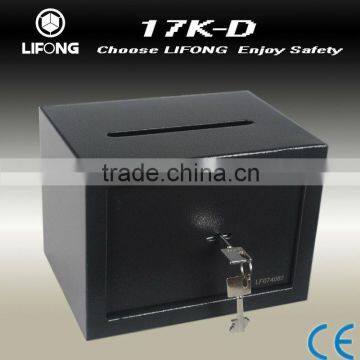 Mini and cheapest mechanical key metal safe for private use