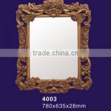 Factory price polyurethane decoration product high quality PU bathroom mirror