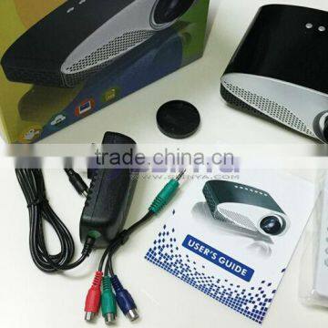 1.67 Million Displayable Colors HD 1080P Projection 0.5 to 3.5 Meter 8S Mini Projector photo-5