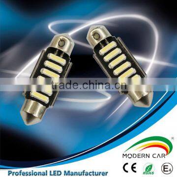 LED White Car Lights Tag Read Bulb Festoon CAN-BUS SMD 7020