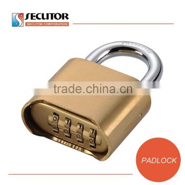 4-Digits Resettable Password Combination Padlock