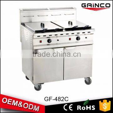 restaurant kitchen equipment gas chips deep fryer gas chicken pressure fryer chinese manufacturers GF-482/C