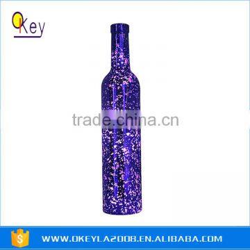 High Quality Led Glass Champagne Bottle Glrifier LED Battery Lights Base