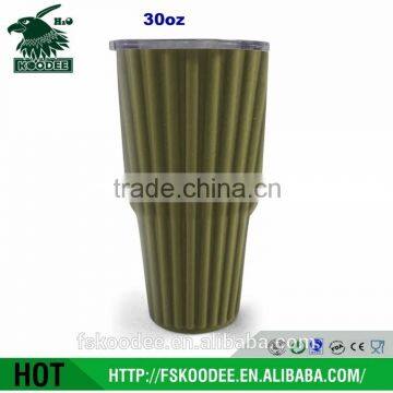 2016 new design factory made silicone coffe mug 30oz.