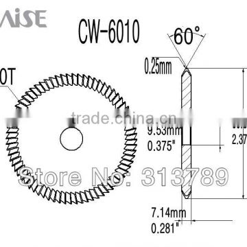 HPC key parts,key Cutters CW-6010 HSS angle milling cutter for HPC Blitz,Switch Blitz,CodeMax,Tiger SHARK cutter key machine