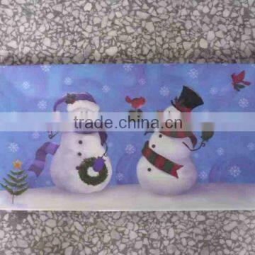 melamine rectangle tray with christmas design