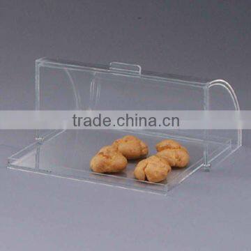 2015 acrylic bread box and acrylic products, plastic bread box made in China, vacuum bread box