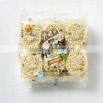 Uncle Pop snack 400g rice cookie with highland barley (sesame flavor)