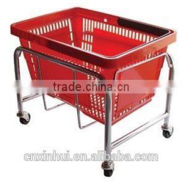 Basket of storage rack with wheels