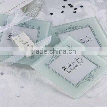 Glass Wedding Coasters