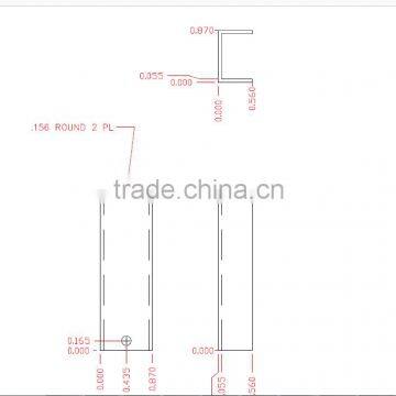 High Quality 6000 Series Grade u Heatsink Rack Aluminum Channel photo-2
