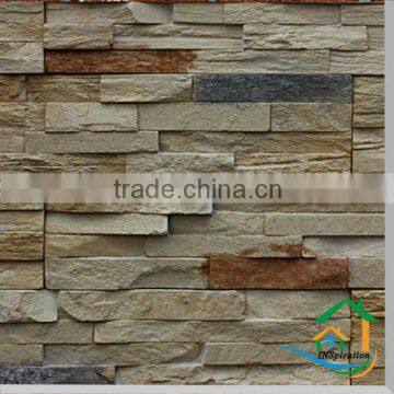 Decorative stone tv wall decor