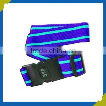 TSA lock luggage strap with scale