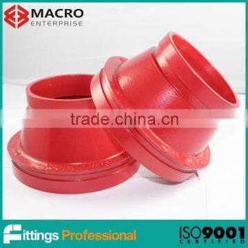 epoxy finishing ductile iron grooved reducer