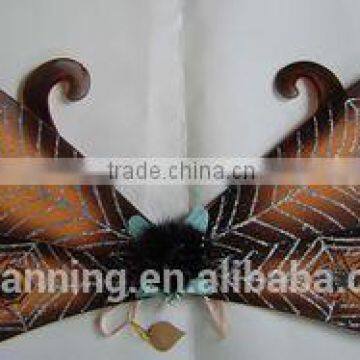 Halloween wing / Halloween wing with glitter spider /party accessory spider wing