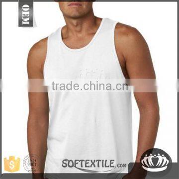 good quality latest design excellent wholesale plain white tank top