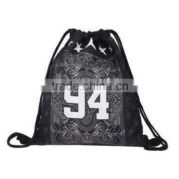 High Quality 3D Printed Bandana Stars 94 Sublimation Sports Gym Drawstring Bag