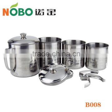 Hot Sale Detachable Handle Stainless Steel Hot Water Mug with Lid