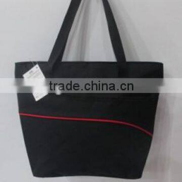 Black 600D Insulated Cooler Tote Bag