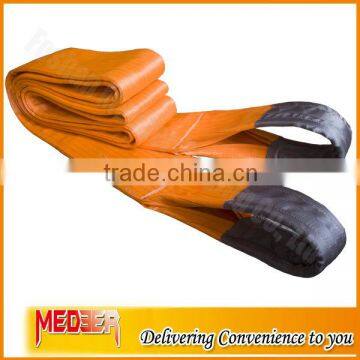 10t 10000kg flat polyester webbing sling with capacity straps lifting sling belt sling