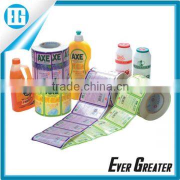 Custom ptinted label vinyl sticker, logistic private label waterproof