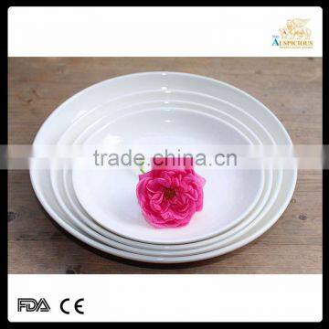 Hotsale new products for 2015 18PCS white porcelain embossed dinnerware