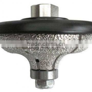 V shape full bullnose granite router bit/diamond profile wheel