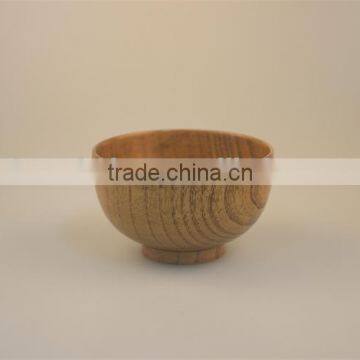 Hand made wooden soup bowls