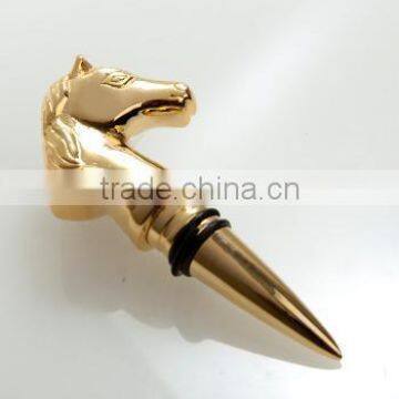 BOTTLE STOPPER, HORSE HEAD BOTTLE STOPPER, WINE BOTTLESTOPPER