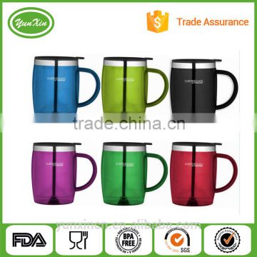 450ml double wall Stainless Steel tumbler auto travel mug with handle