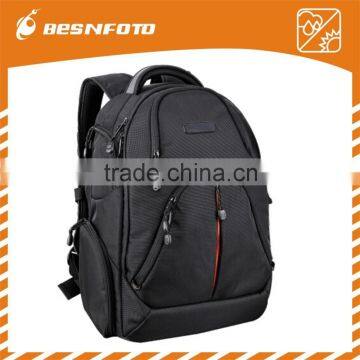 Hot sell Black Nylon Pro Camera Backpack dslr 4lens and Laptop