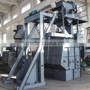 077 hot sale chinese Q32 series rubber apron type shot blasting machine